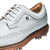 FootJoy Mens Premiere Series Marquis Golf Shoes, White/Brown
