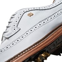 FootJoy Mens Premiere Series Marquis Golf Shoes, White/Brown