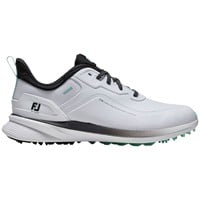 FootJoy Mens Pro SL Golf Shoes, White/Black