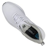 FootJoy Mens Pro SL Golf Shoes, White/White