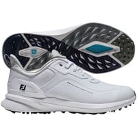 FootJoy Mens Pro SL Golf Shoes, White/White
