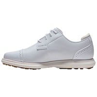 FootJoy Womens Traditions Cap Toe Golf Shoes, White