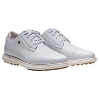 FootJoy Womens Traditions Cap Toe Golf Shoes, White
