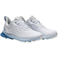 FootJoy Womens Pro SL Golf Shoes, White/Blue