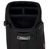 Titleist 2026 Players S4 StaDry Golf Stand Bag, Black/Red