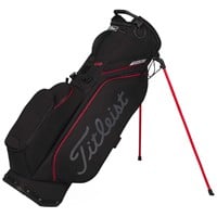 Titleist 2026 Players S4 StaDry Golf Stand Bag, Black/Red
