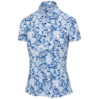 Greg Norman Womens Palm Breeze Golf Polo, White