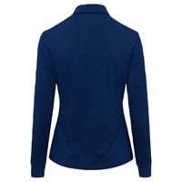 Greg Norman Womens Elevate Long Sleeve 1/2 Zip Golf Polo, Blue