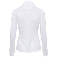 Greg Norman Womens Elevate Long Sleeve 1/2 Zip Golf Polo, White