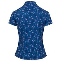 Greg Norman Womens Martini Party Golf Polo, Navy