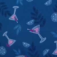 Greg Norman Womens Martini Party Golf Polo, Navy