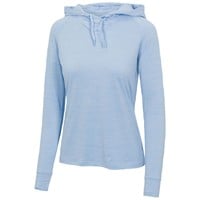 Greg Norman Womens Momentum Golf Hoodie, Light Blue