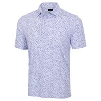Greg Norman Mens ML75 Tee Time Getaway Golf Polo, White