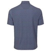 Greg Norman Mens ML75 Palm Leaflets Golf Polo, Charcoal