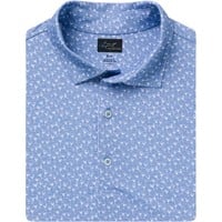 Greg Norman Mens ML75 Martini Brunch Golf Polo, Blue
