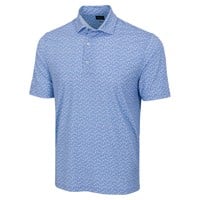 Greg Norman Mens ML75 Martini Brunch Golf Polo, Blue