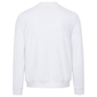 Greg Norman Mens Coastal Crew Neck Golf Pullover, White