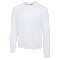 Greg Norman Mens Coastal Crew Neck Golf Pullover, White
