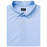 Greg Norman Mens ML75 Microlux Fore Golf Polo, Blue
