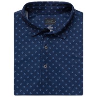 Greg Norman Mens ML75 Microlux Fore Golf Polo, Navy