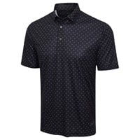 Greg Norman Mens ML75 Microlux Fore Golf Polo, Black