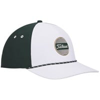 Titleist Limited Edition Tee Time Boardwalk Rope Golf Hat, White/Gold