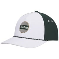 Titleist Limited Edition Tee Time Boardwalk Rope Golf Hat, White/Gold