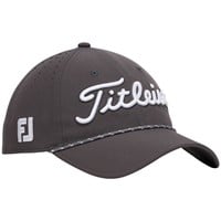 Titleist Tour Breezer Golf Hat, Charcoal/White