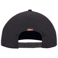 Titleist Santa Cruz Kickback Golf Hat, Black/Maroon