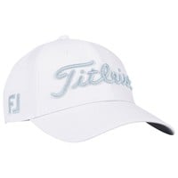 Titleist Womens Tour Performance Golf Hat, White/Light Blue