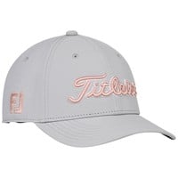 Titleist Junior Tour Performance Golf Hat, Grey/Pink