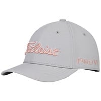Titleist Junior Tour Performance Golf Hat, Grey/Pink