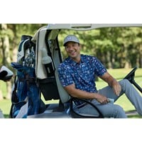 Callaway Mens Whiskey Ace Golf Polo, Dark Blue