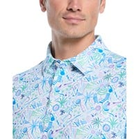 Callaway Nautical Conversation Golf Polo, White