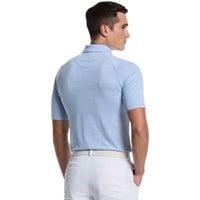 Callaway Heather Jacquard Golf Polo, Light Blue