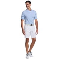 Callaway Heather Jacquard Golf Polo, Light Blue