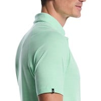 Callaway Heather Jacquard Golf Polo, Light Green
