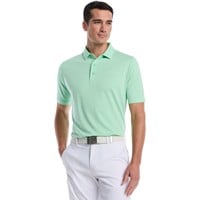 Callaway Heather Jacquard Golf Polo, Light Green