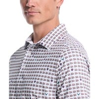 Callaway One Pimento Golf Polo, White