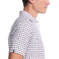 Callaway One Pimento Golf Polo, White