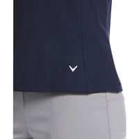 Callaway Womens Rib Play Golf Polo, Dark Blue