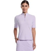 Callaway Womens Rib Play Golf Polo, Purple