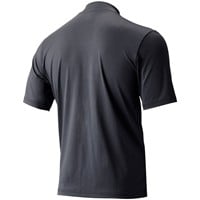 TGW Mens Solid Performance Golf Mock, Black