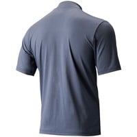 TGW Mens Solid Performance Golf Mock, Grey