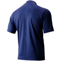 TGW Mens Solid Performance Golf Mock, Navy