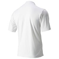 TGW Mens Solid Performance Golf Mock, White