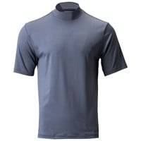 TGW Mens Solid Performance Golf Mock, Grey