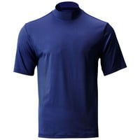 TGW Mens Solid Performance Golf Mock, Navy