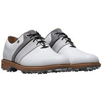 FootJoy Mens Premier Series Packard LX Golf Shoes - Previous Season Style, White/Grey
