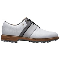 FootJoy Mens Premier Series Packard LX Golf Shoes - Previous Season Style, White/Grey